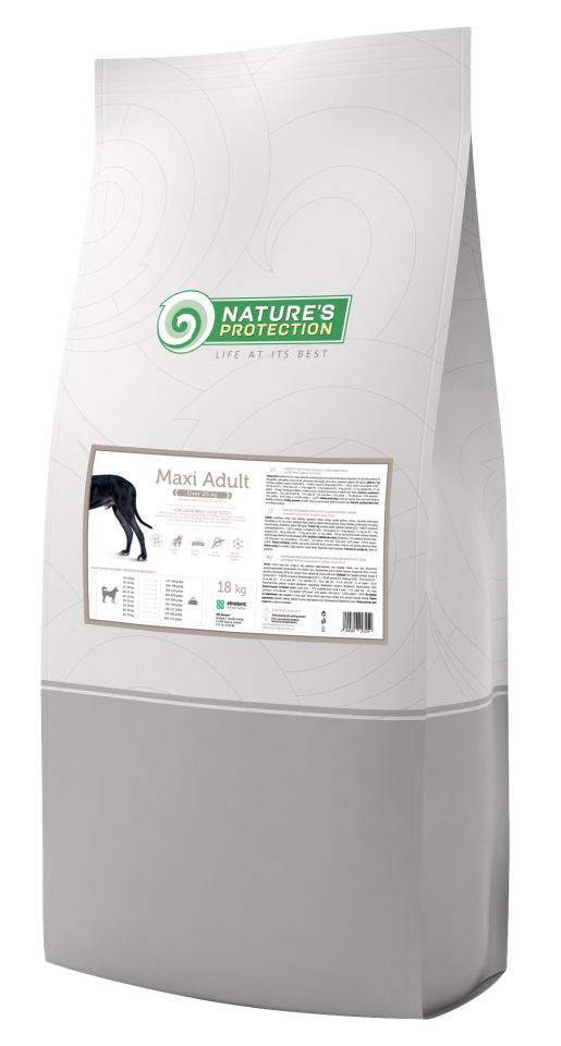 

Сухой корм для собак Nature’s Protection Maxi Adult, птица, 18кг, Maxi Adult