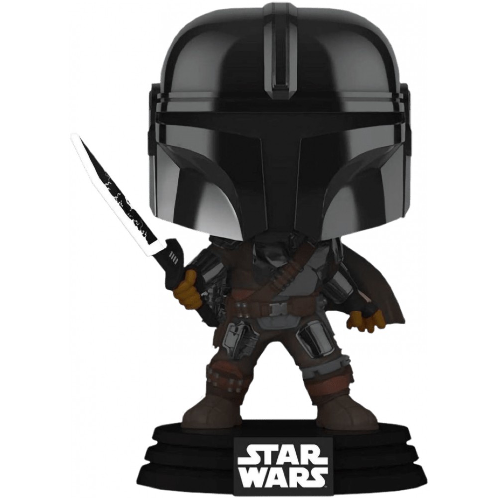 фото Фигурка funko pop! bobble star wars mandalorian mandalorian with darksaber gw/mt exc 58797