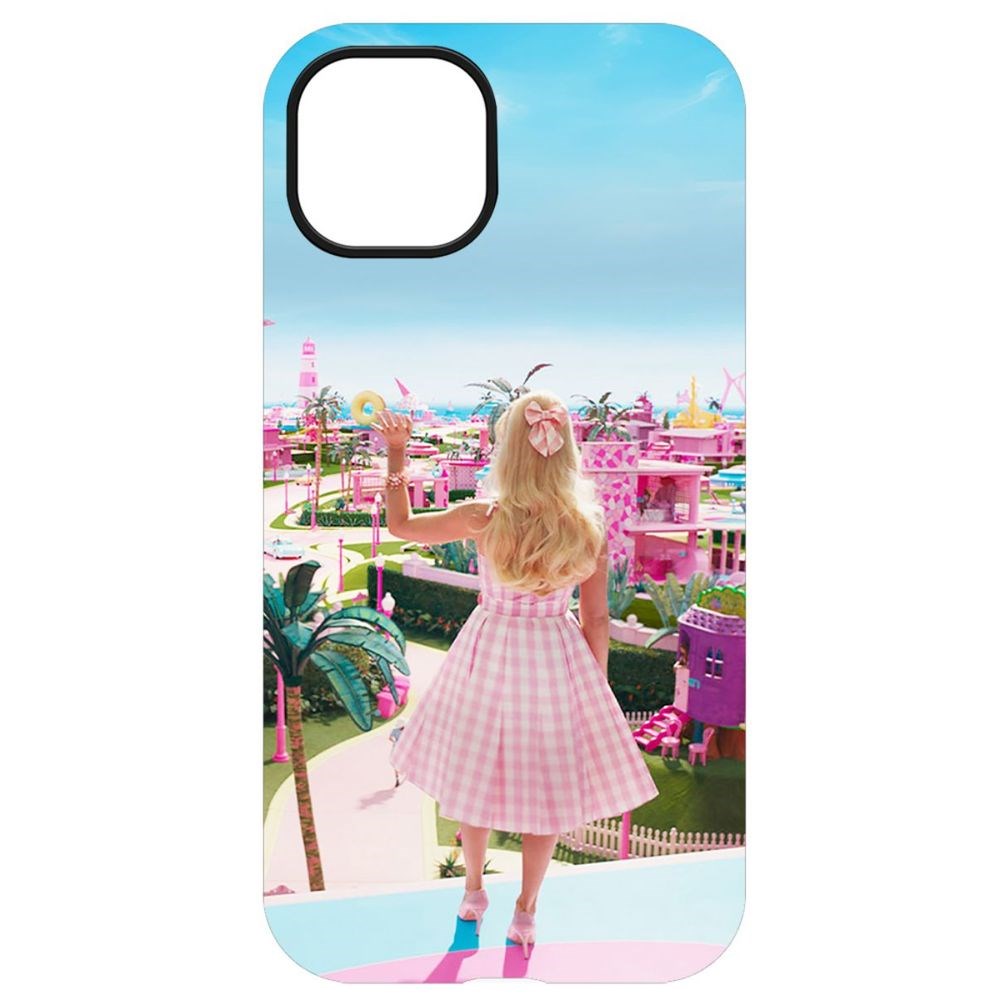 Чехол-накладка Krutoff Soft Case Барбиленд для iPhone 13 черный