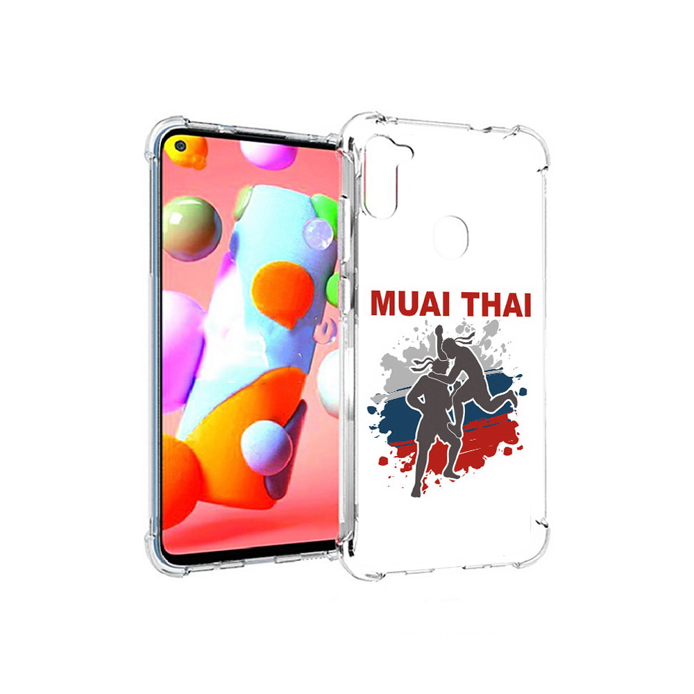 

Чехол MyPads Tocco для Samsung Galaxy A11 Муайтай (PT149913.480.123), Прозрачный, Tocco