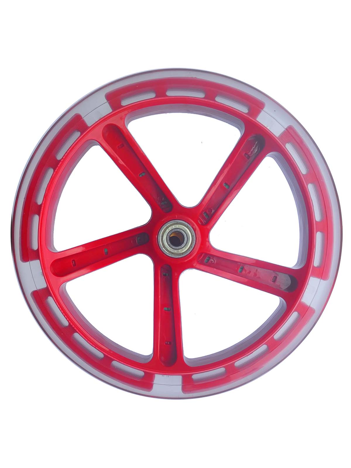 Светящееся колесо для самоката Sportsbaby 200/30 мм красный