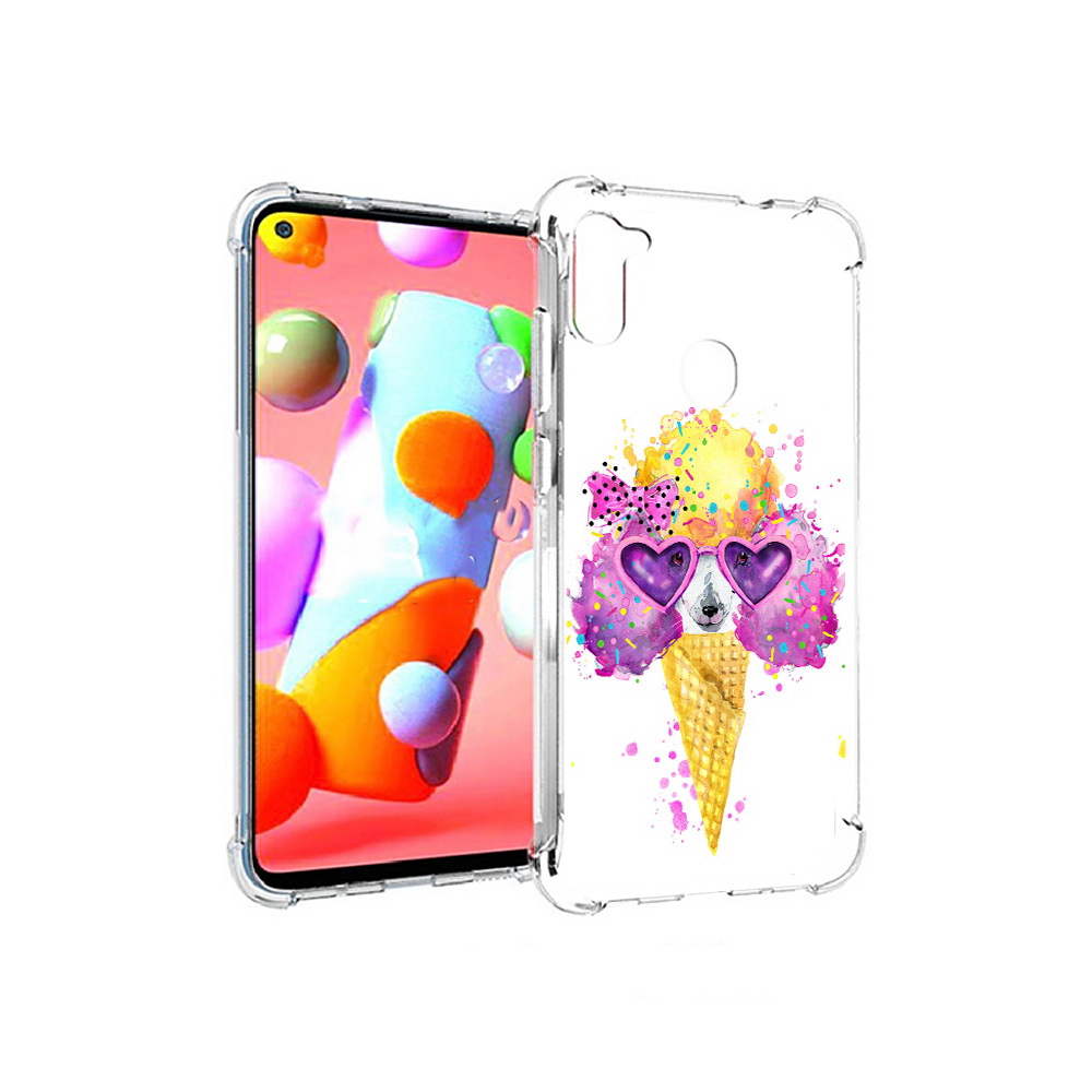 

Чехол MyPads Tocco для Samsung Galaxy A11 Рожок (PT149913.480.146), Прозрачный, Tocco