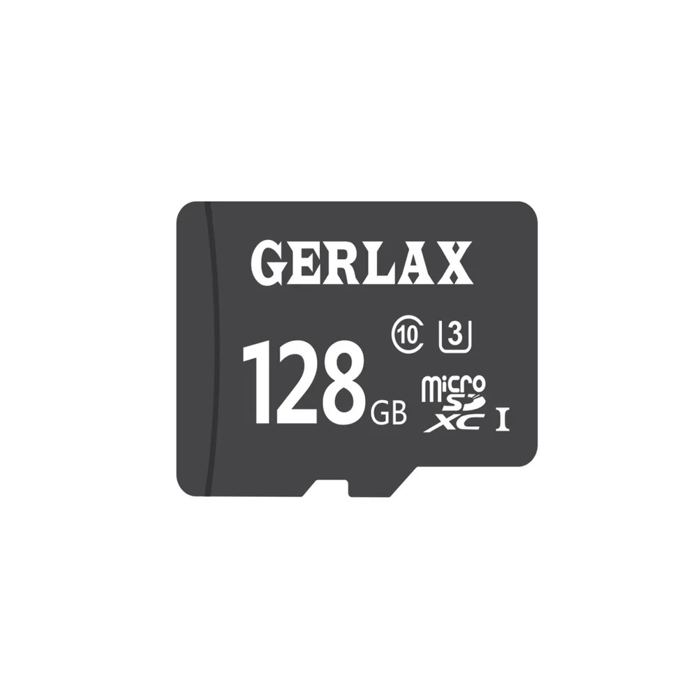 фото Карта памяти gerlax microsd 128 gb (sdxc10/128gb), class 10
