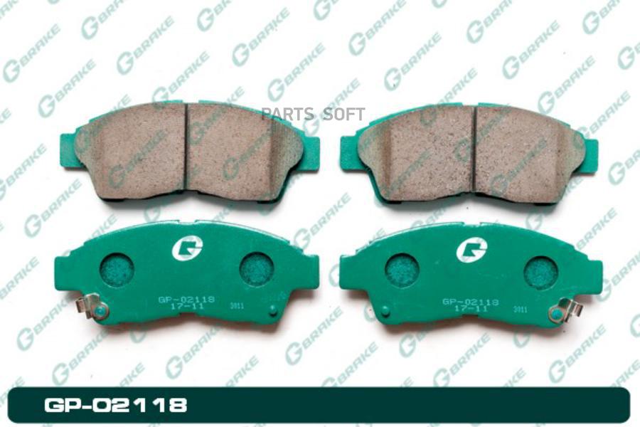 Тормозные колодки GBRAKE GP02118