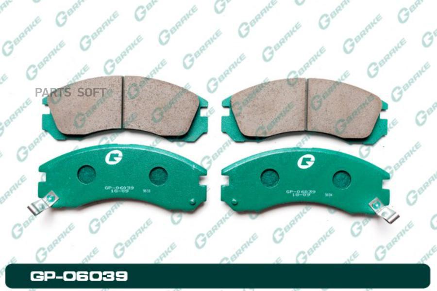 

Тормозные колодки GBRAKE GP06039