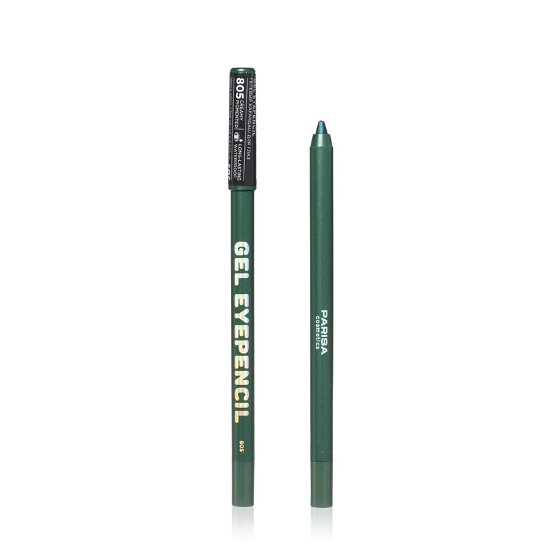 Карандаш для глаз Parisa Cosmetics Gel Eyepencil гелевый тон 805 Изумрудный 1,2 г parisa cosmetics brows карандаш для бровей