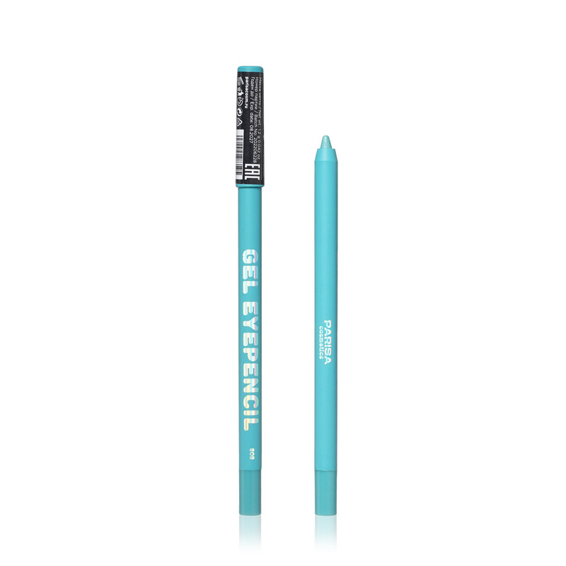Карандаш для глаз Parisa Cosmetics Gel Eyepencil гелевый тон 808 Бирюзовый 1,2 г parisa cosmetics brows карандаш для бровей