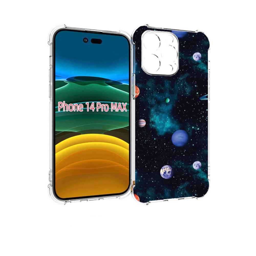 

Чехол MyPads космическое-пространство для iPhone 14 Pro Max, Прозрачный, Tocco