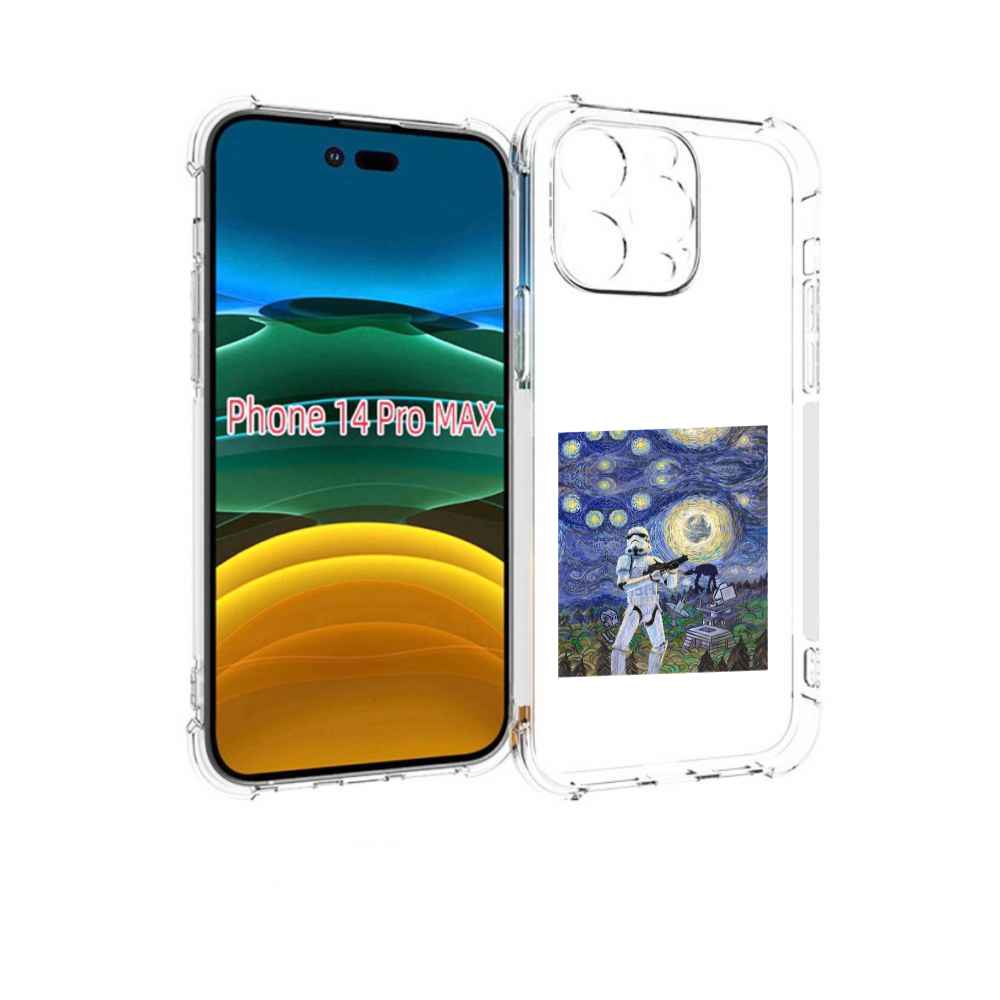 

Чехол MyPads star wars звездная ночь для iPhone 14 Pro Max, Прозрачный, Tocco