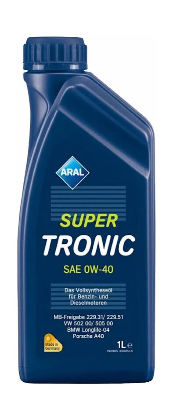 Моторное масло ARAL Super Tronic 0W-40 1л