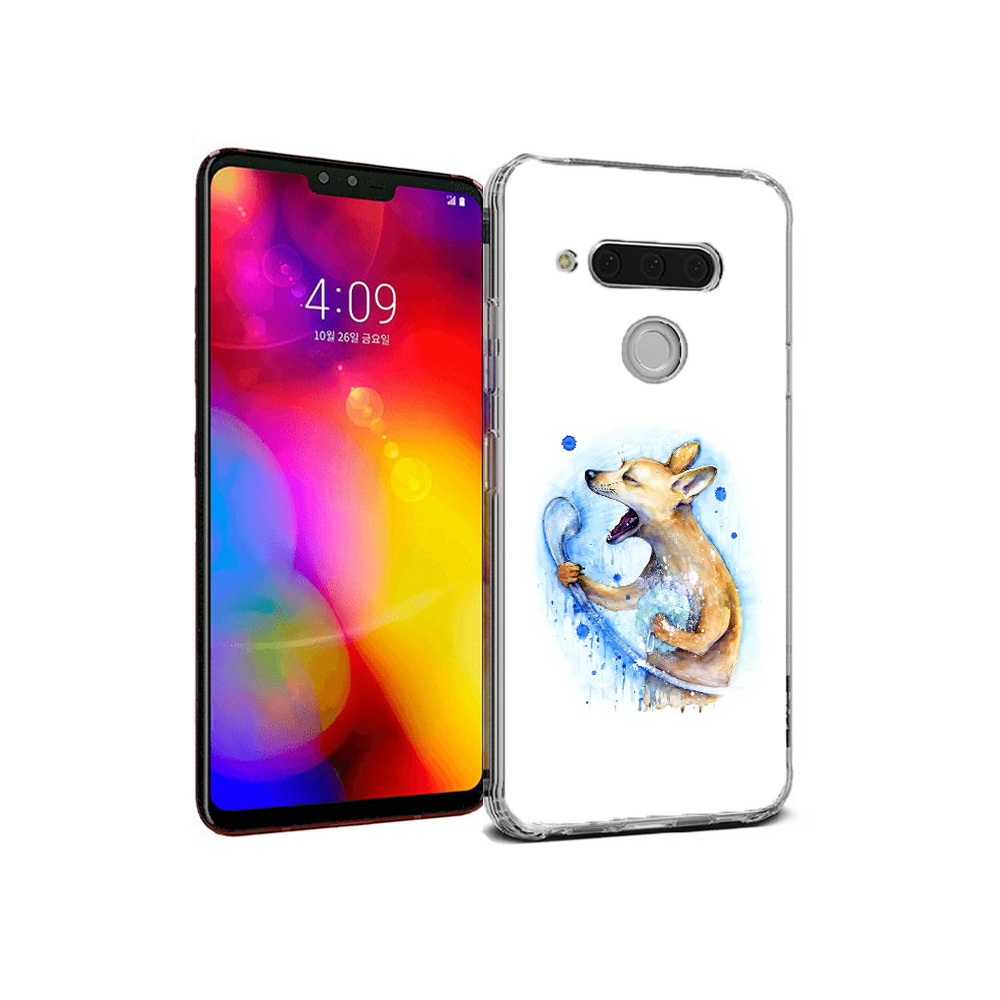 

Чехол MyPads Tocco для LG V40 ThinQ пение в душе (PT121590.74.537), Прозрачный, Tocco