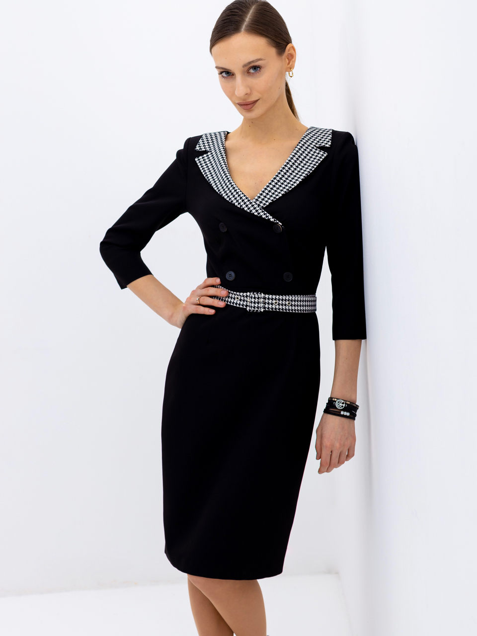 Платье женское GSFR 00503/1 черное 56