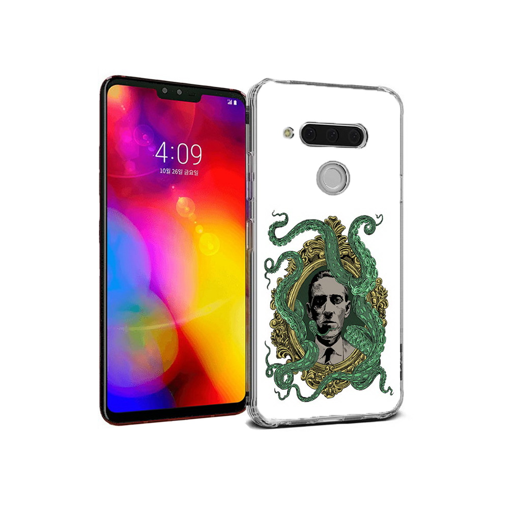 

Чехол MyPads Tocco для LG V40 ThinQ портрет с кракеном (PT121590.74.552), Прозрачный, Tocco