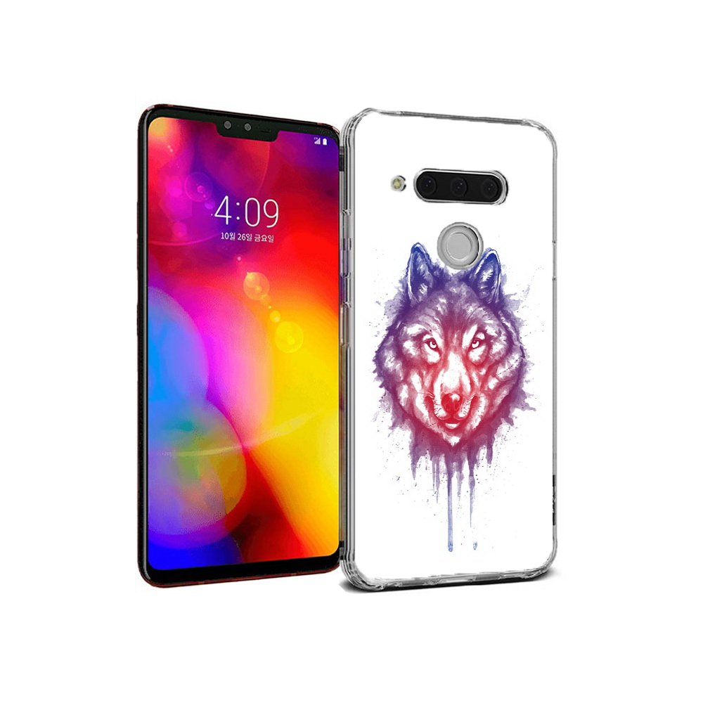 

Чехол MyPads Tocco для LG V40 ThinQ пушистый волк (PT121590.74.561), Прозрачный, Tocco