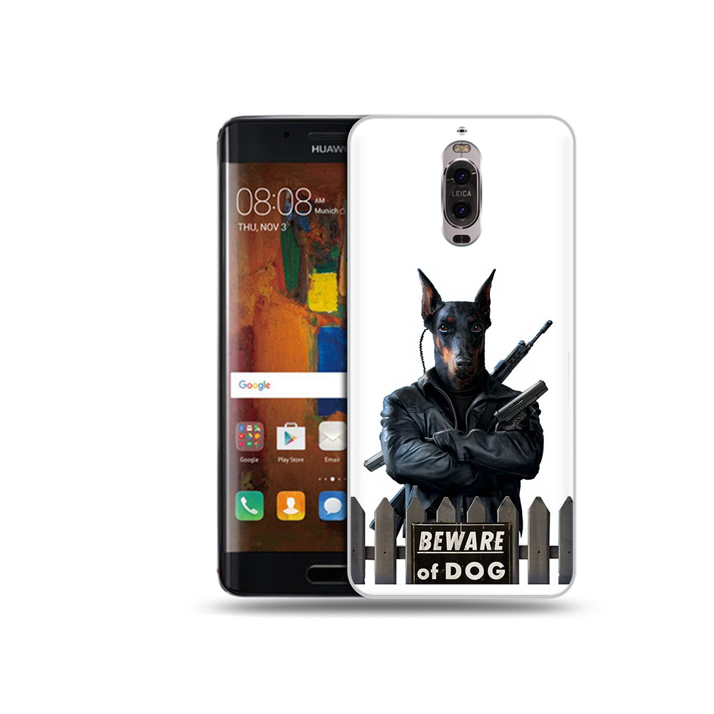 

Чехол MyPads Tocco для Huawei Mate 9 Pro доберман (PT50613.55.332), Прозрачный, Tocco