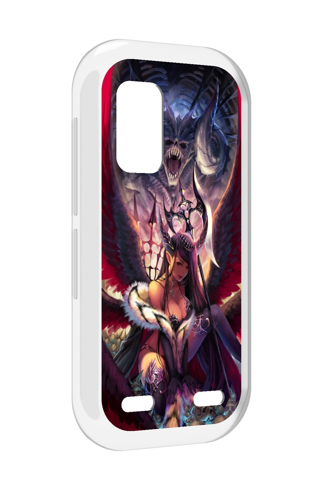 

Чехол MyPads девушка с демоном на фоне женский для UleFone Armor X10 / X10 Pro, Прозрачный, Tocco
