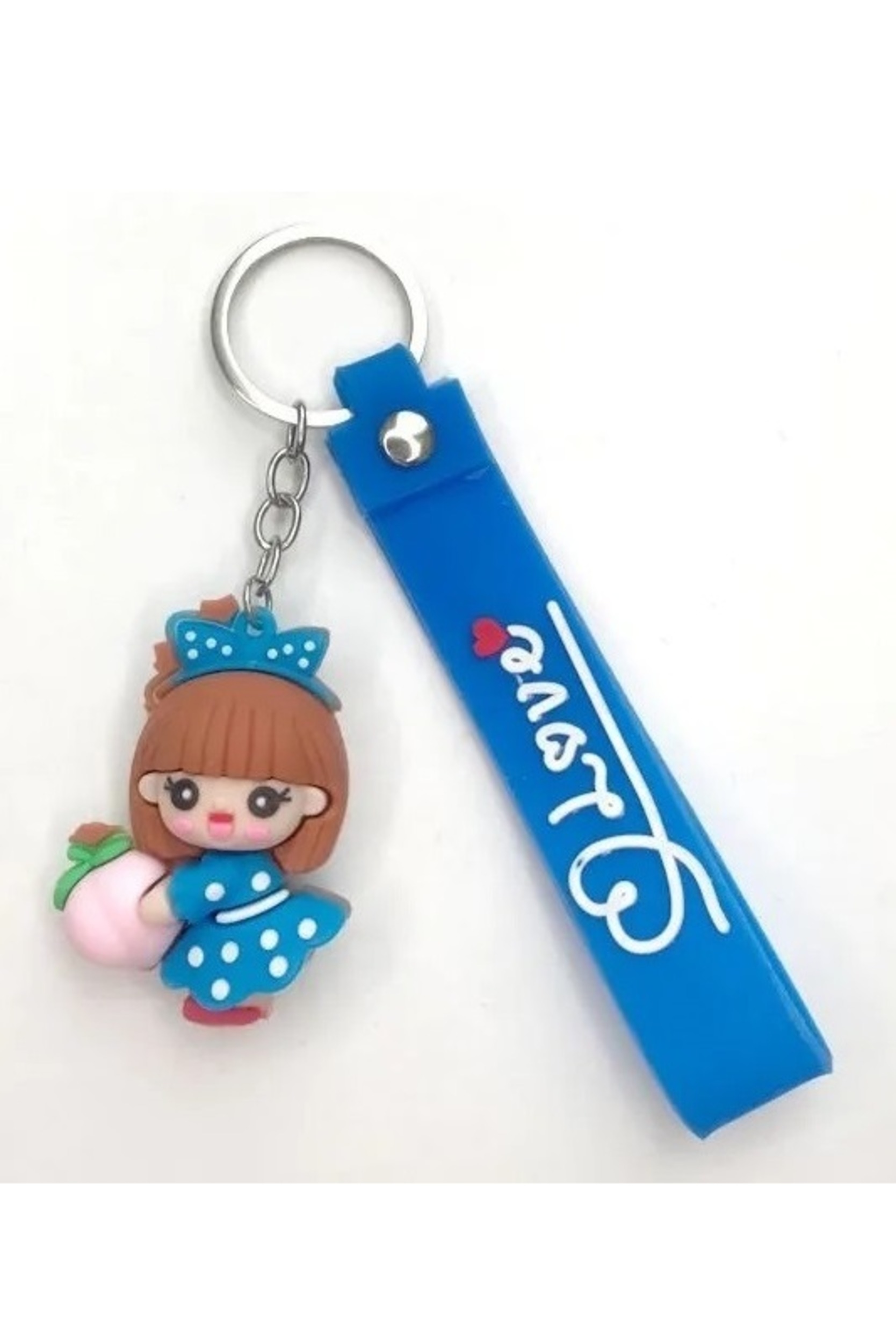

Брелок унисекс TrollStore 324355 синий, Коричневый;розовый;синий, 324355