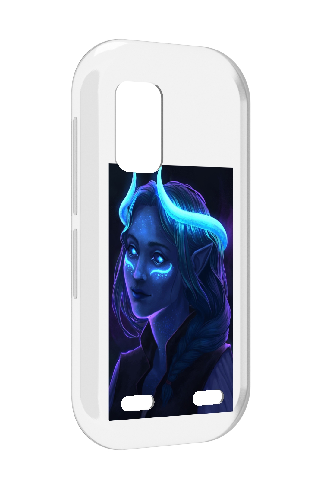 

Чехол MyPads девушка синяя ледяная женский для UleFone Armor X10 / X10 Pro, Прозрачный, Tocco