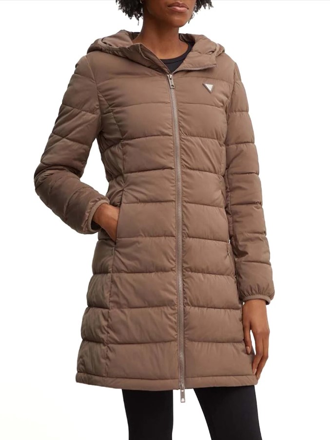 

Куртка женская Guess V4YL05WF3X0 коричневая 44 EU, Коричневый, V4YL05WF3X0