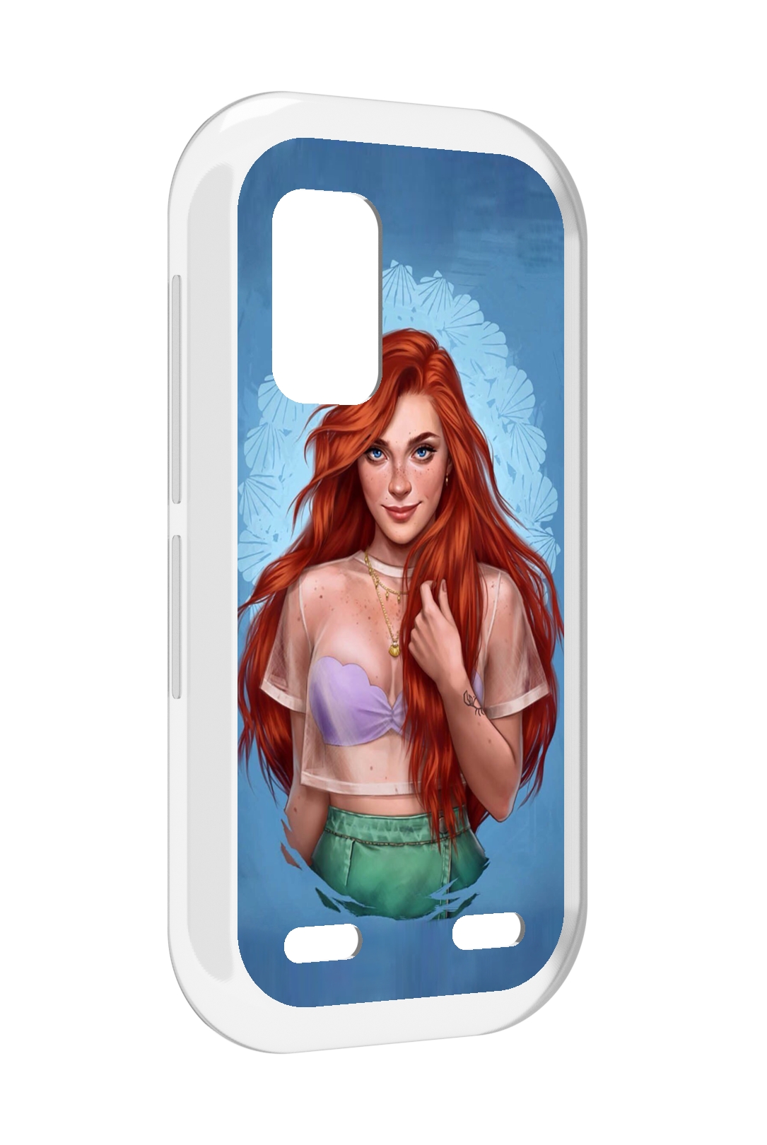 

Чехол MyPads девушка-в-голубом-фоне женский для UleFone Armor X10 / X10 Pro, Прозрачный, Tocco