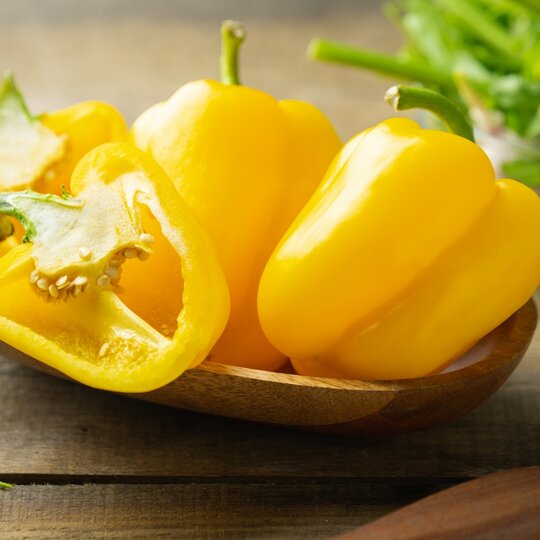 

Перец сладкий желтый ВкусВилл сладкий +-200 г