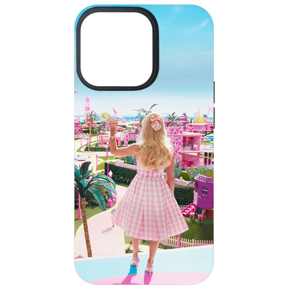 

Чехол-накладка Krutoff Soft Case Барбиленд для iPhone 13 Pro черный