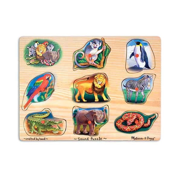 

Melissa&Doug Пазл со звуком – Животные