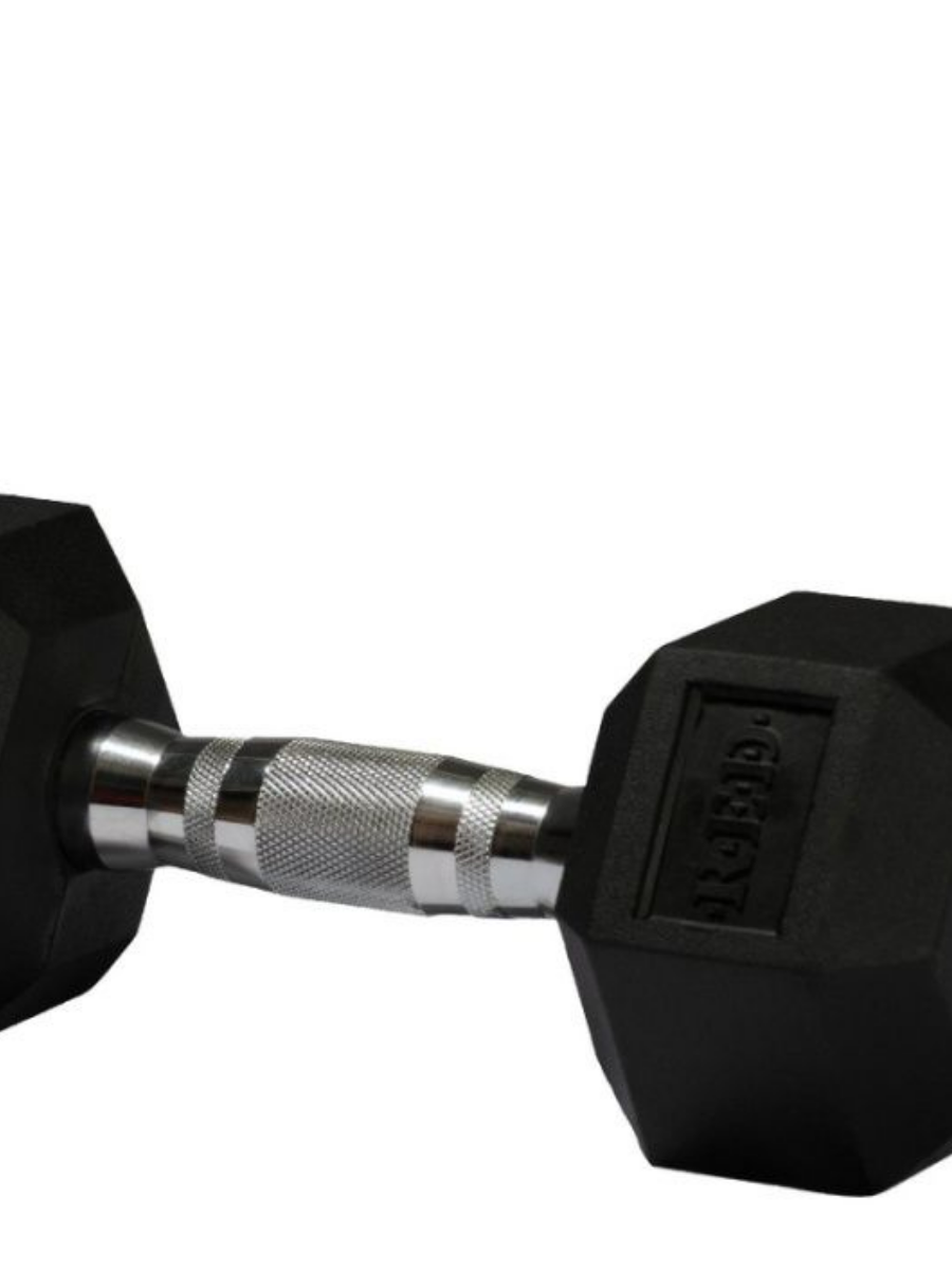 

Неразборная гантель Perform Better Rubber Encased Hex Dumbbells 1 x 7,5 кг, черный, Rubber Encased Hex Dumbbells