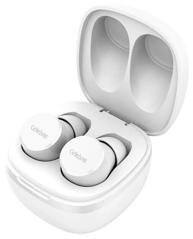 

Наушники Bluetooth Celebrat True Wireless Stereo-W1 (Белый)