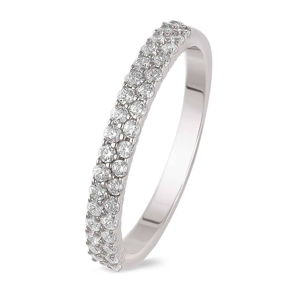 

Кольцо из серебра р.  585Gold 4100083207, фианит, 4100083207