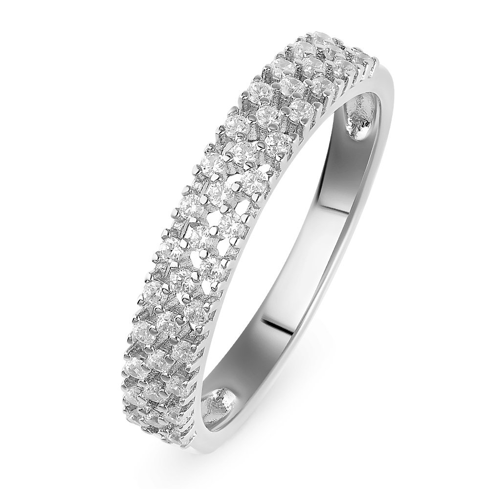 

Кольцо из серебра р. , 585Gold 4100083211, фианит, 4100083211