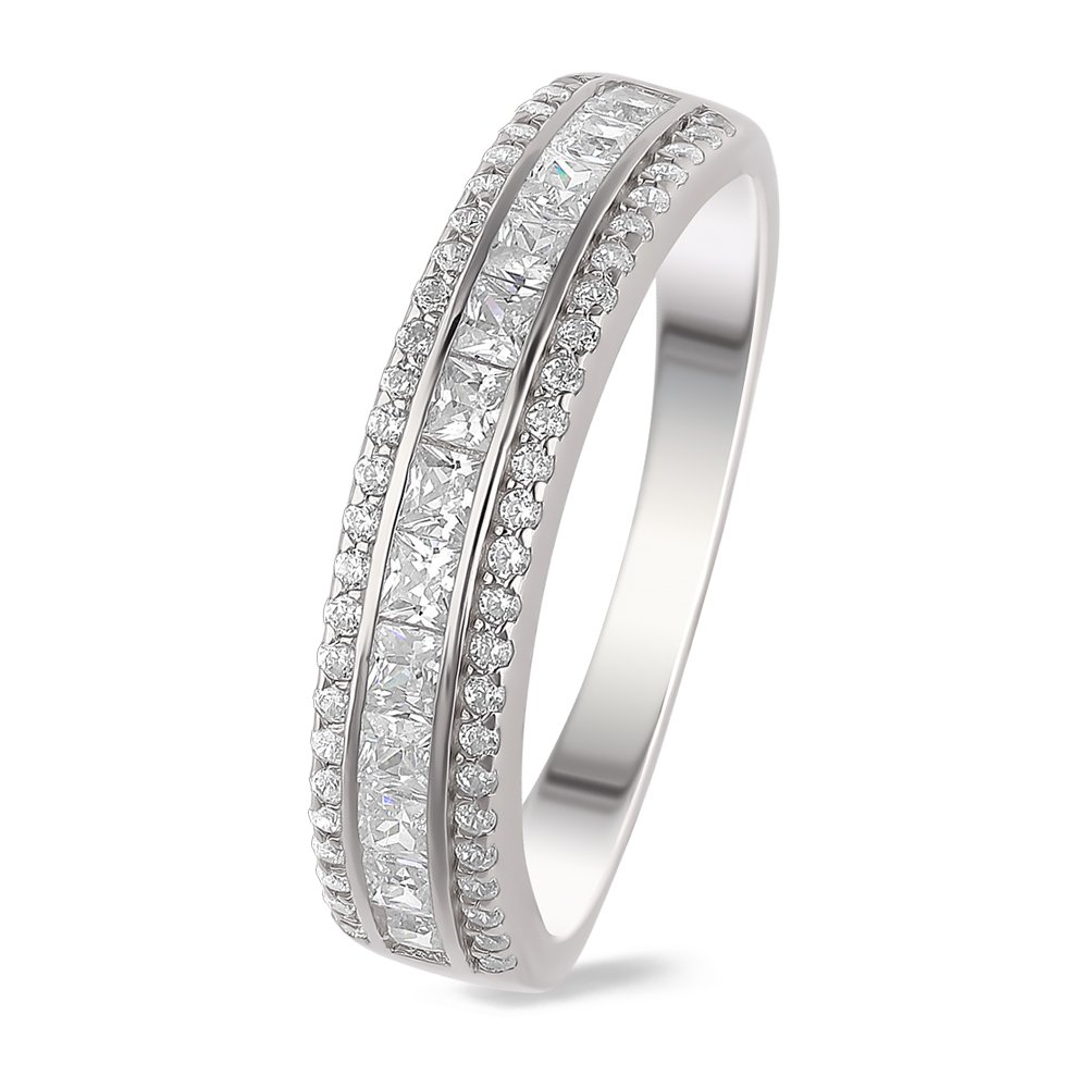 

Кольцо из серебра р. , 585Gold 4100083249, фианит, 4100083249
