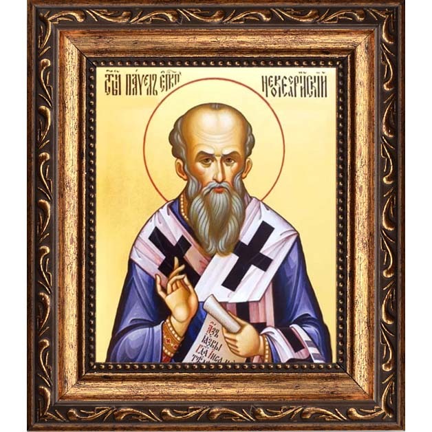 

Павел Неокесарийский преподобный, епископ. Икона на холсте.