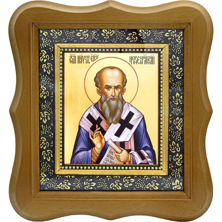 

Павел Неокесарийский преподобный, епископ. Икона на холсте.