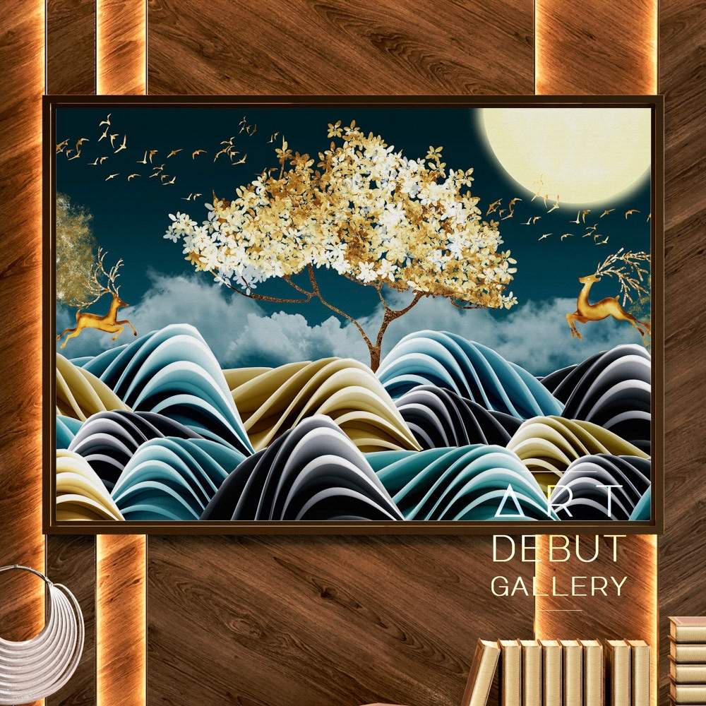 

Интерьерная картина Art Debut Gallery 30х45 см, Дюны осень