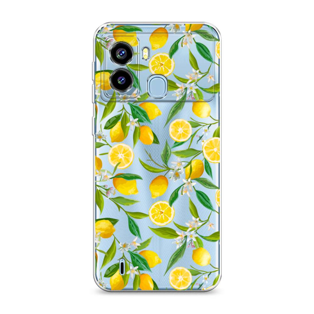 

Чехол Awog на Tecno Pop 6 "Сочные лимоны", Разноцветный, 302050-10