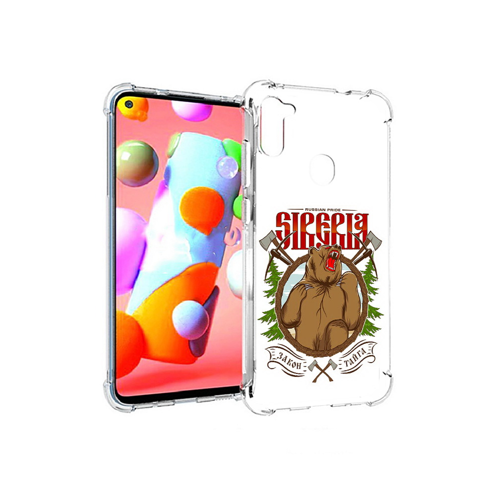 

Чехол MyPads Tocco для Samsung Galaxy A11 Тайга (PT149913.480.168), Прозрачный, Tocco