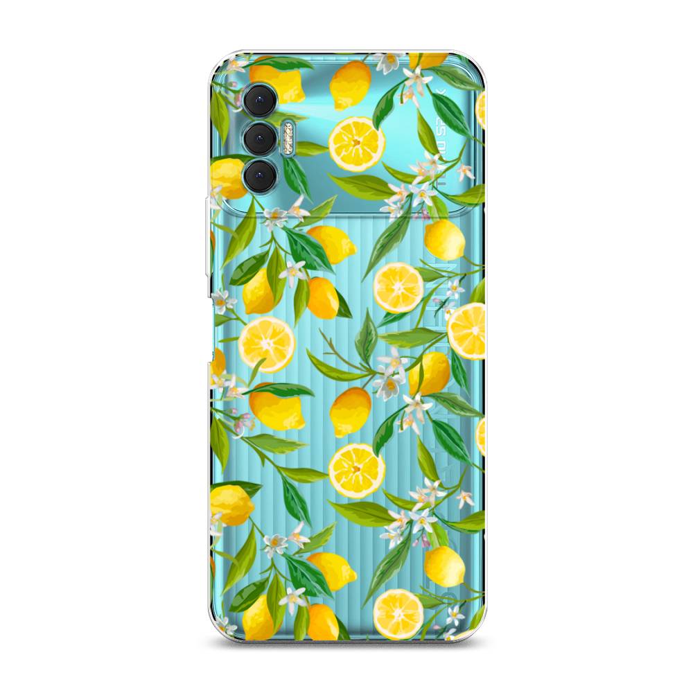 

Чехол Awog на Tecno Spark 8P "Сочные лимоны", Разноцветный, 301450-10