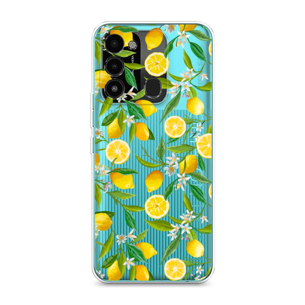 

Чехол Awog на Tecno Spark Go 2022/8С/9 "Сочные лимоны", Разноцветный, 301250-10