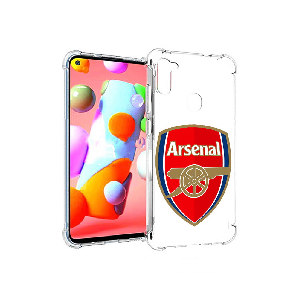 

Чехол MyPads Tocco для Samsung Galaxy A11 ФК Арсенал логотип (PT149913.480.174), Прозрачный, Tocco
