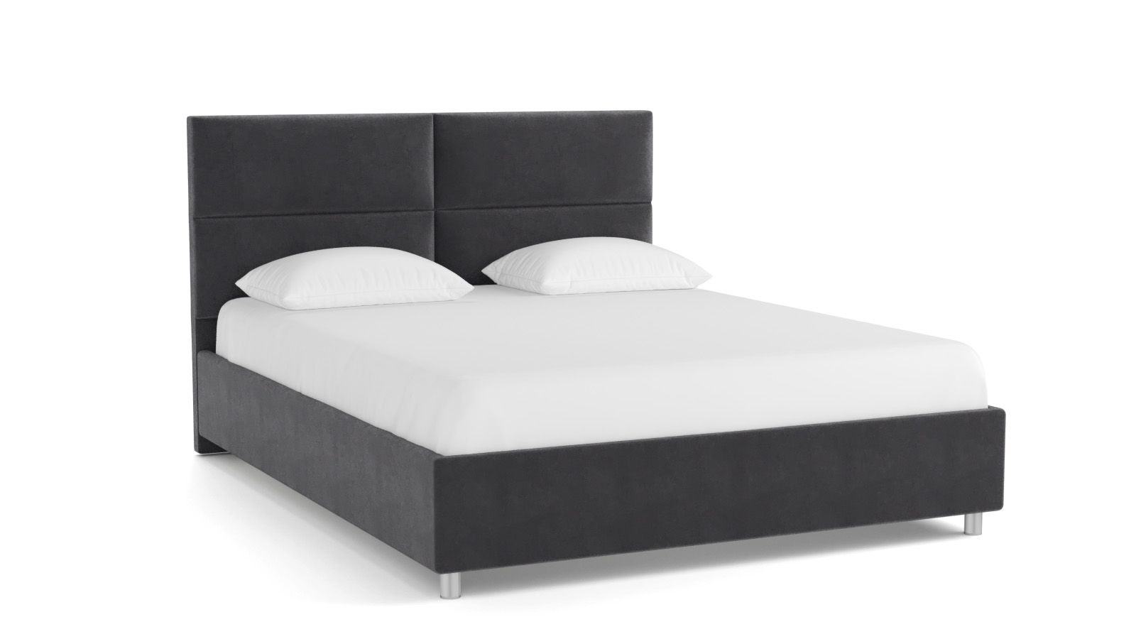 

Кровать Askona ORLANDO Sky Velvet 38 160х200, Серый