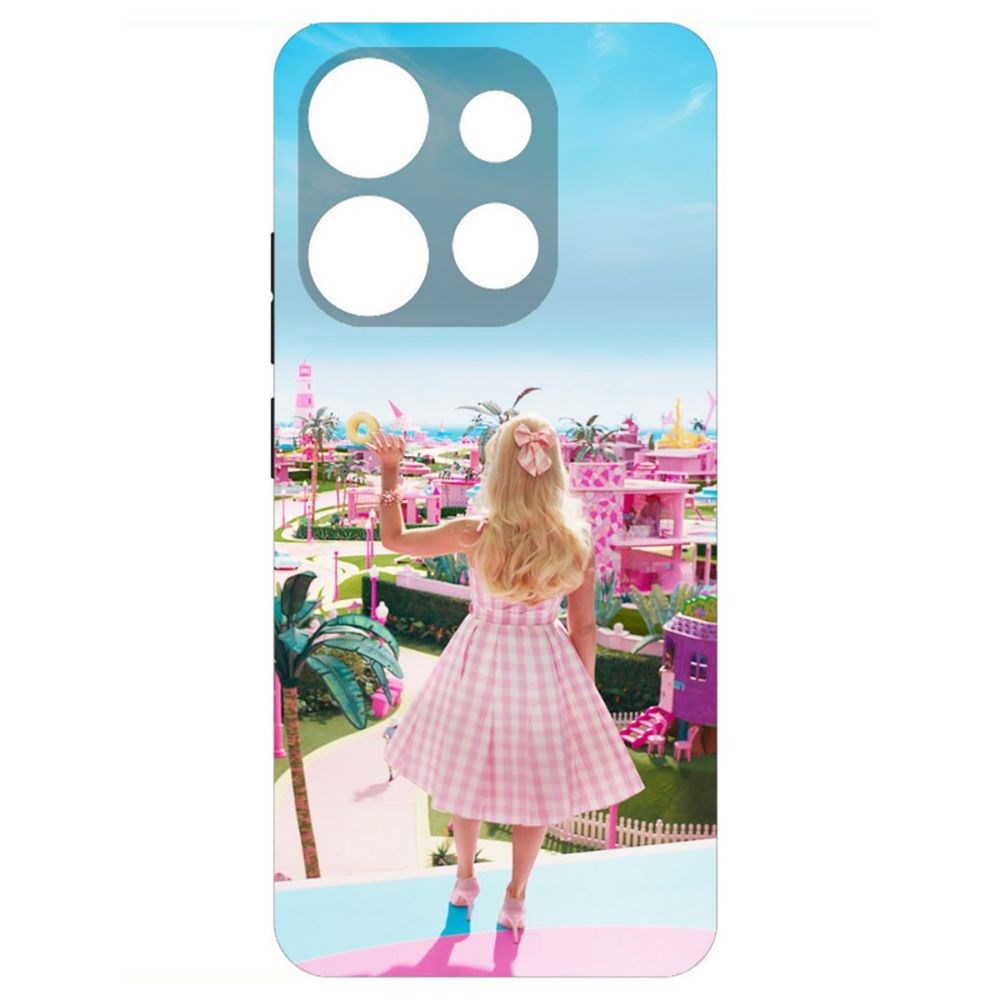 

Чехол-накладка Krutoff Soft Case Барбиленд для Tecno POP 7 черный
