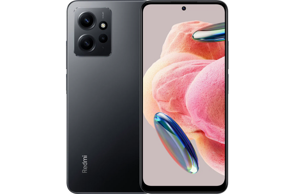 

Смартфон Xiaomi Redmi Note 12 4G 8/128 ГБ 8/128GB Onyx Gray (23021RAAEG), Note 12 4G