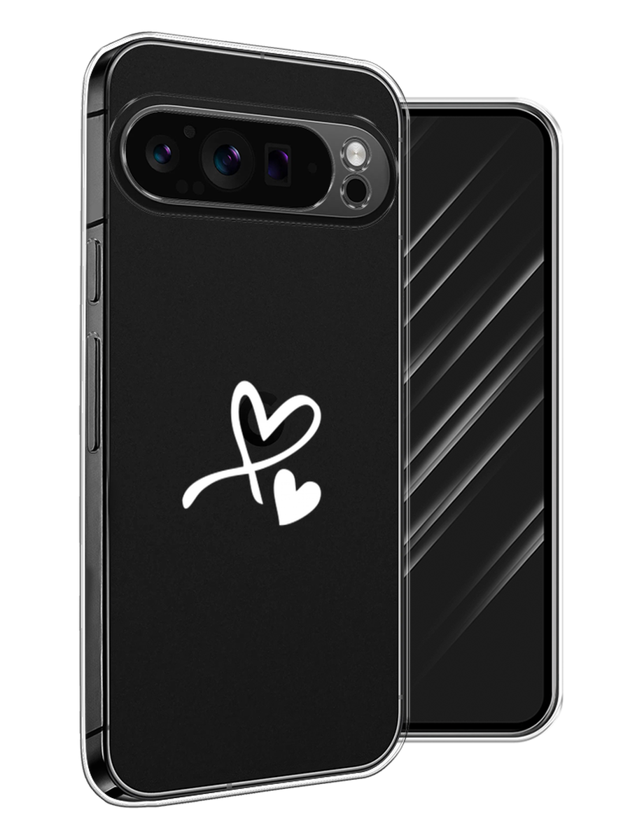

Чехол Awog на Google Pixel 9 Pro "Сердечко минимализм", Белый, 272050-1