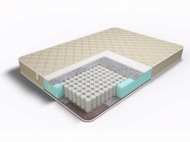 

Матрас Comfort Line Promo Eco2 Bi-Cocos2 TFK 190х170, Бежевый;белый;серый;серебристый, Promo Eco2 Bi-Cocos2 TFK