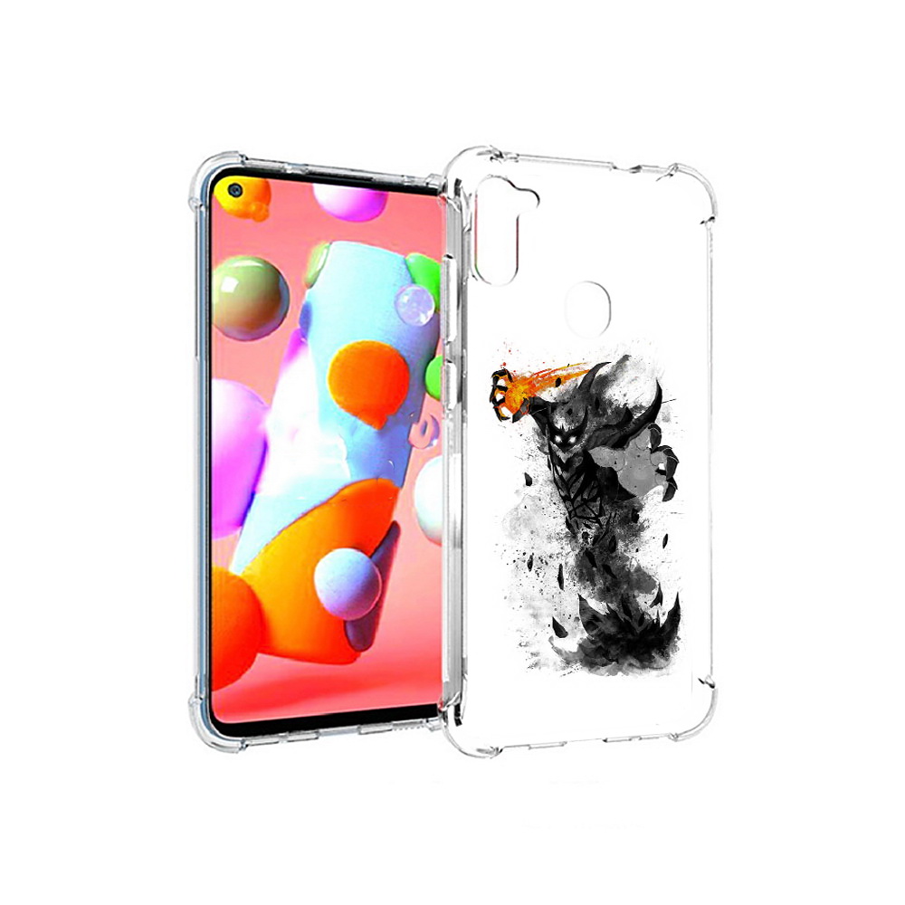 

Чехол MyPads Tocco для Samsung Galaxy A11 nevermore черно белый (PT149913.480.21), Прозрачный, Tocco