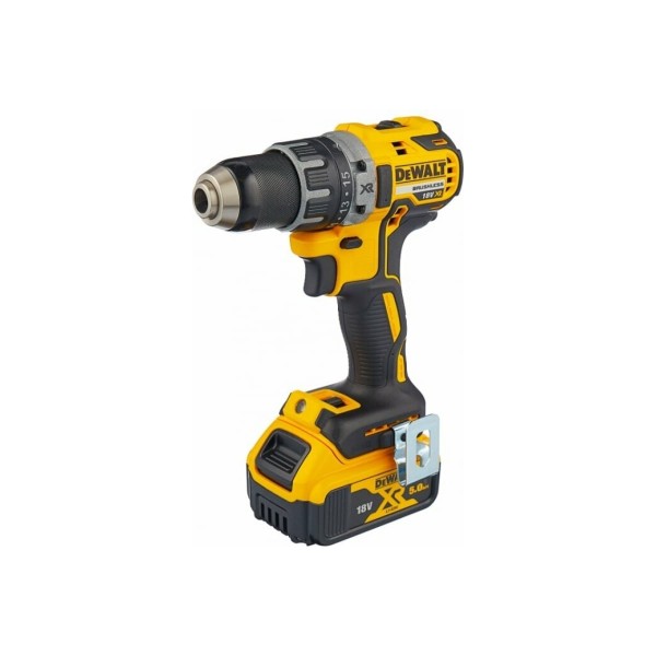 фото Аккумуляторная безударная бесщеточная дрель-шуруповерт dewalt dcd791p3a-qw, 18 в, с 3 акб