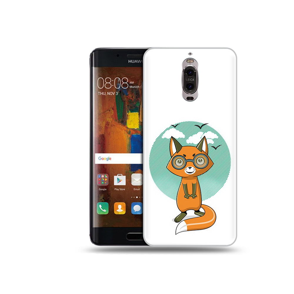 

Чехол MyPads Tocco для Huawei Mate 9 Pro задумчивая лиса (PT50613.55.348), Прозрачный, Tocco