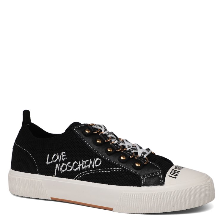 

Кеды женские Love Moschino JA15152G черные 35 EU, Черный, JA15152G