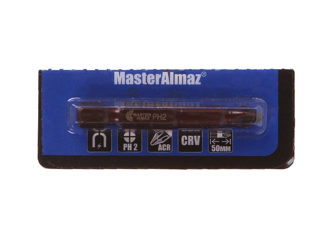 Биты на ленте MasterAlmaz PH2 50mm 10501600 12574₽